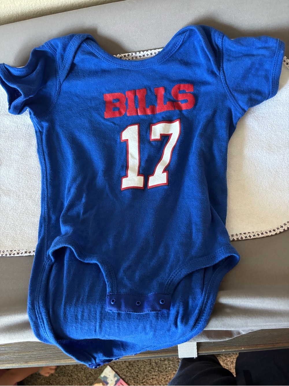 Buffalo bills Josh Allen  "BILLS 17" Baby One-Piece Bodysuit